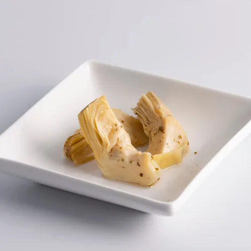 Vista 7 de Alcachofas rústicas en rodajas en aceite, calidad premium, seleccionado por el chef, tarro grande: 24.7oz (700 g), antipasto, marca italiana premium