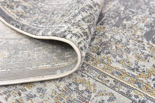 Vista 32 de Unique Loom Baracoa Collection - Alfombra de área La Cabana (2' 2" x 3' 1", gris humo/marrón)