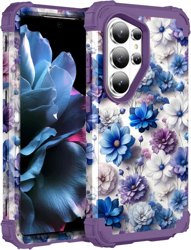 Vista 17 de Hocase Funda para Galaxy S20 FE 5G, Protección resistente a prueba de golpes, goma de silicona suave + parachoques de plástico duro, funda