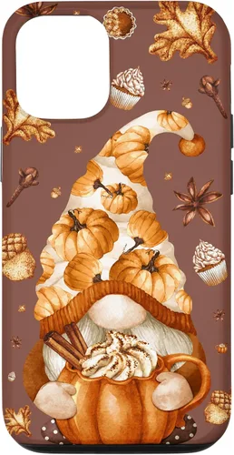 Vista 27 de iPhone 14 Autumn Gnomo Love Pumpkin Spice, Fall Yall y funda de Acción de Gracias