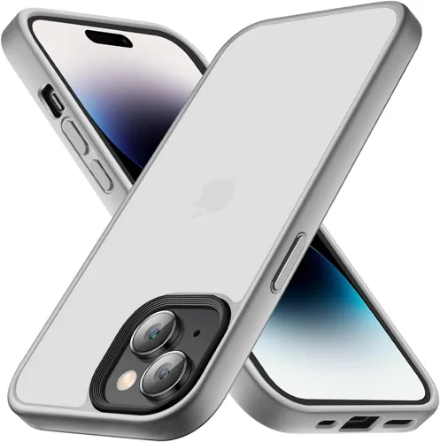Vista 15 de Yriklso Funda para iPhone 15, a prueba de golpes para iPhone 15, protección contra caídas de grado militar, carcasa protectora rígida delgada