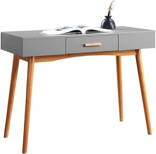 Vista 4 de Convenience Concepts Escritorio Oslo Sundance , Madera Gris