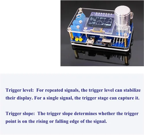 Vista 6 de Mini osciloscopio digital Kit de práctica de soldadura portátil electrónica DIY herramienta de aprendizaje para entusiastas de la electrónica