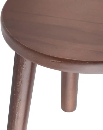 Vista 9 de POCREATION Taburete multiusos para niños, taburetes de madera para el hogar, bonito banco pequeño, asiento de pino para niños, taburete para muebles