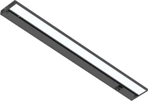 Vista 13 de Luz de gabinete inferior Halo LAGOM, de 12 pulgadas, LED regulable con cableado directo, 2700K/4000K/5000K, cable de alimentación se vende por Negro