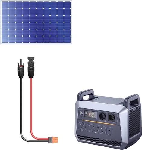 Vista 4 de CERRXIAN Conector de panel solar 16.4FT/5M 12AWG a XT60i Cable de alimentación de panel solar hembra para estación de energía portátil, RV, batería