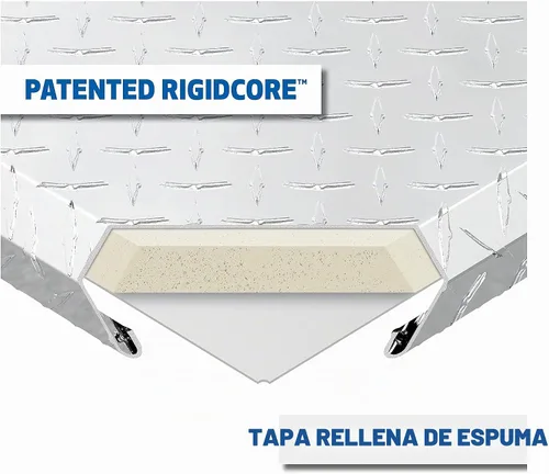 Vista 5 de UWS Tanque de transferencia de aluminio brillante combinado de 85 galones TT-85-COMBO