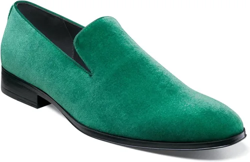 Vista 4 de STACY ADAMS Mocasines Savian Velour sin cordones para hombre