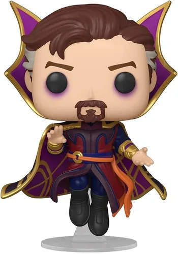 Vista 6 de POP Marvel: What If - Figura de vinilo Pop de Doctor Strange Supreme Funko (incluye funda protectora compatible con Pop Box), multicolor, 3.75
