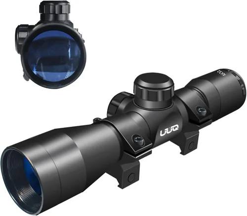 Vista 8 de UUQ Tactical 4X32 Compact .223 .308 Scope Rangefinder Reticle/w 20mm Picatiny or 11mm Dovetail Ring Mounts
