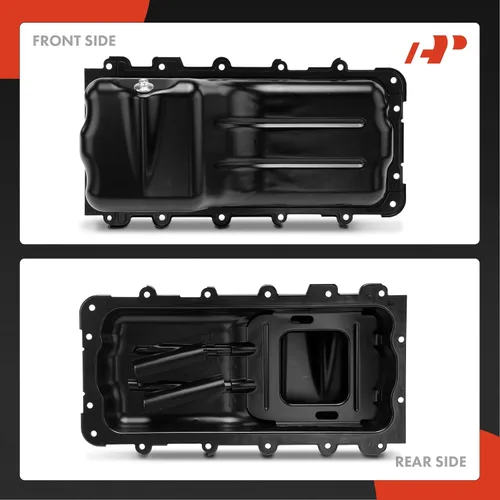 Vista 6 de A-Premium Cárter de aceite de motor con tapón de drenaje compatible con Ford F-150 F150 1997-2003, F-250 F250 1997-1999, F-150 Heritage 2004