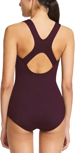 Vista 10 de baleaf Traje de baño deportivo de una pieza con espalda cruzada para mujer Negro