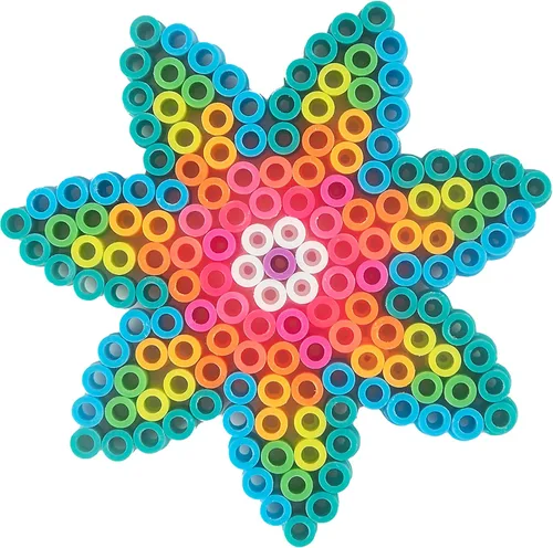 Vista 2 de Perler Tableros pequeños con forma divertida para cuentas fusibles, surtido, 8.5 x 5.25 x 2, paquete de 5