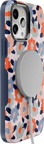 Vista 6 de Casely Funda para iPhone 13 Pro Campo de flores Floral pastel Diseño protector audaz Compatible con MagSafe