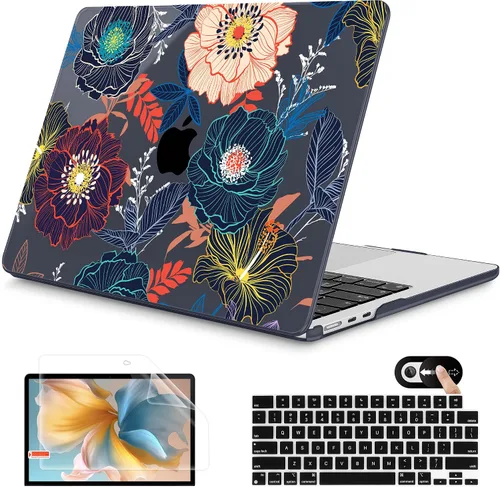 Vista 43 de Mektron Funda para MacBook Air 2025 M4 de 13.6 pulgadas A3240 Compatible con 2023 A2681 M2 2024 A3113 M3 Chip con Liquid Retina Display Touch ID
