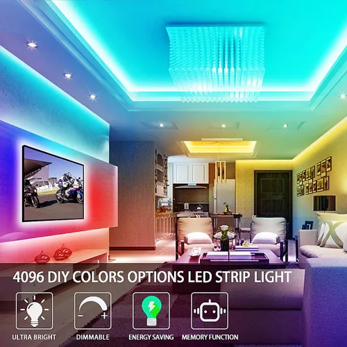 Vista 2 de Tira de luces LED RGB