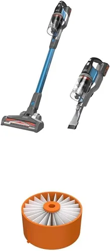 Vista 13 de Black+Decker Aspiradora inalámbrica, Powerseries Extreme, Aspiradora de palo recargable, cabezal intercambiable con accesorio para hendiduras