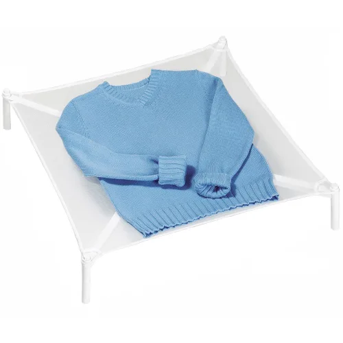 Vista 5 de Whitmor 6506-9367-WHT Secador de ropa plegable Pop & Fold, color blanco