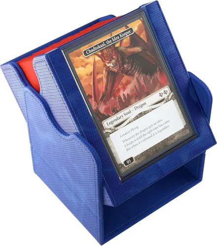 Vista 4 de Gamegenic Squire Plus 100+ XL Caja de Mazo Convertible - ¡Contiene 100 Cartas con Doble Funda! Estuche Premium para Cartas Commander, Estuche