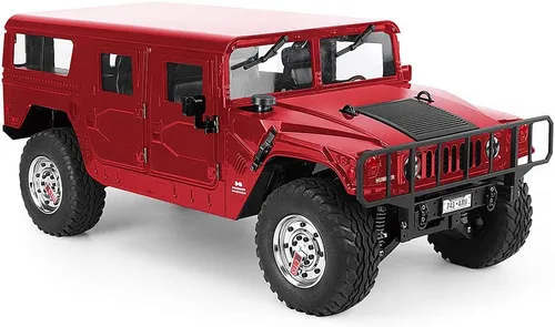 Vista 12 de 1/10 US GM Hummer H1 Camión Militar 4WD Crawler RTR Pro con marco de viaje Negro
