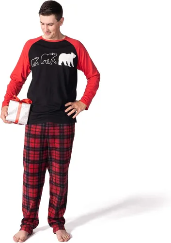 Vista 3 de JumpOff Jo - Matching Family, Mens, Womens, Kids, Infant Pajamas Set, Sizes Infant-Adult 2XL, Bear, Christmas Designs