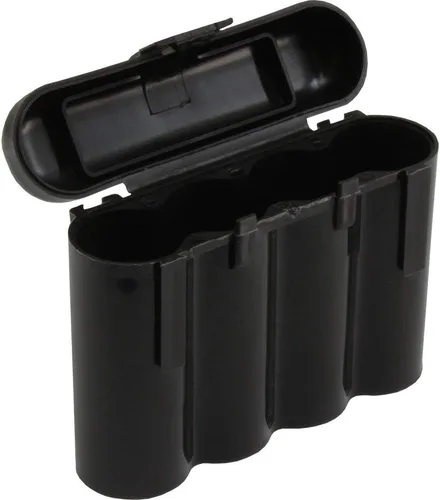 Vista 3 de Powertron Batteries 3 Pack AA/AAA / CR123A Black Battery Holder Storage Cases