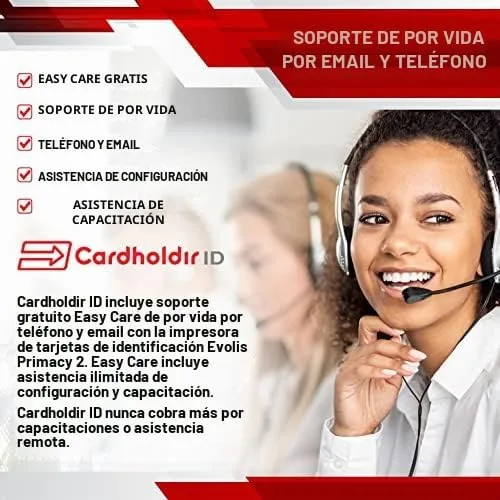 Vista 3 de Evolis Primacy 2 Impresora de identificación de una sola cara con software para principiantes, cámara web HD y todo lo necesario para imprimir