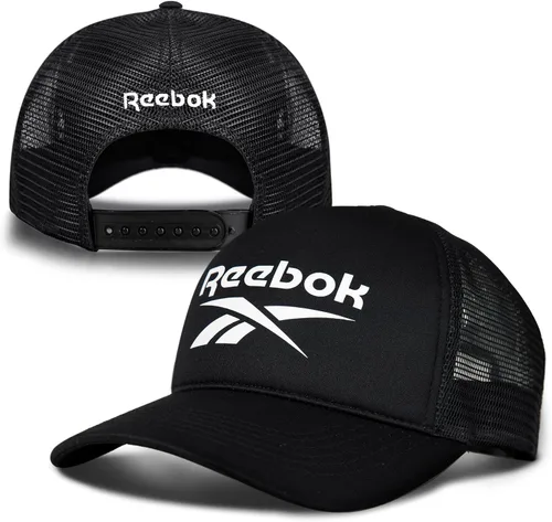 Vista 6 de Reebok Trucker Mesh-Back Cap with Adjustable Snapback for Men and Women (One Size Fits Most)