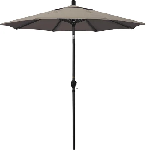 Vista 37 de California Umbrella 7.5' paraguas redondo de aluminio del mercado, elevación de la manivela