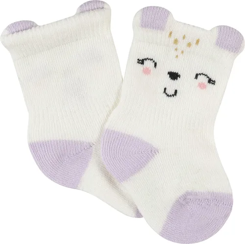 Vista 4 de Gerber Calcetines unisex para bebé 6 pares a prueba de moños Tigre