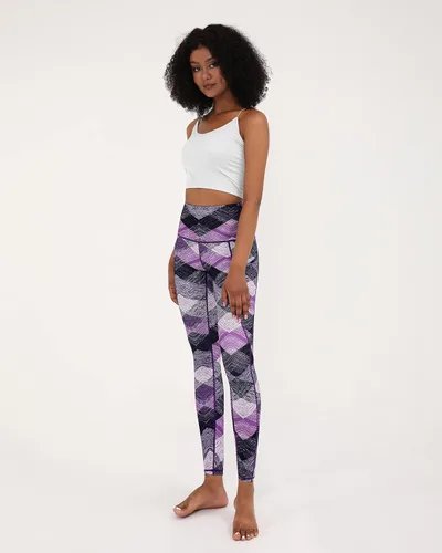 Vista 4 de ODODOS - Leggings de yoga de cintura alta para mujer con bolsillos, pantalones de yoga deportivos con control de abdomen, no se transparentan