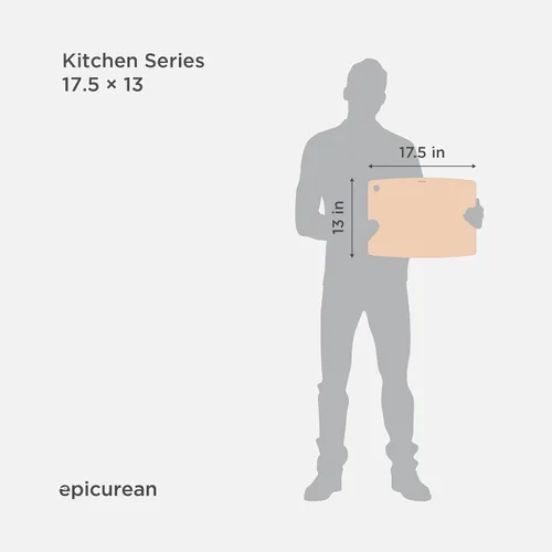 Vista 5 de Epicurean Kitchen Series Tabla de cortar, 17.5 pulgadas × 13 pulgadas, Natural
