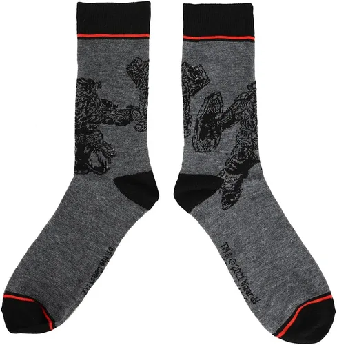 Vista 5 de Bioworld Dungeons and Dragons Casual Crew Socks for Men