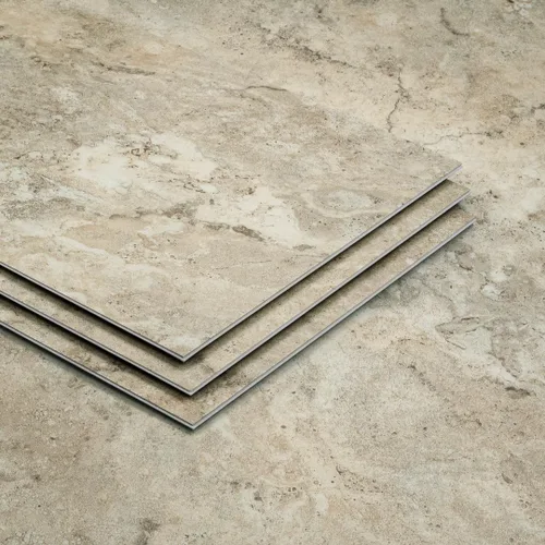 Vista 12 de Lucida Surfaces Suelo de vinilo de lujo Azulejos con aspecto de piedra Suelo entrelazado Apto para bricolaje MaxCore Terra 16 pies