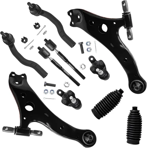 Vista 701 de Detroit Axle - Kit de suspensión frontal de 10 piezas para Dodge Avenger 2008-2014, Chrysler Sebring 2007-2010, 2 brazos de control inferiores, 2