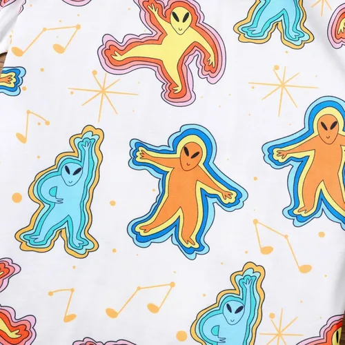 Vista 5 de PATPAT Camiseta de manga corta para niños con estampado gráfico divertido de verano, camiseta unisex para adolescentes y niños