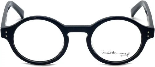 Vista 2 de Ernest Hemingway 4616 Gafas de lectura de diseño en negro o tortuga