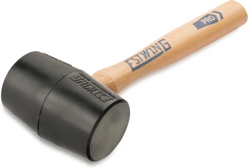 Vista 2 de Estwing DH-12 - Mazo de goma Deadhead de 12 onzas, mango de madera, color negro