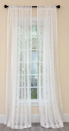 Vista 10 de Manor Luxe Bella cortina, panel, cortinas, 54"x84'', champán