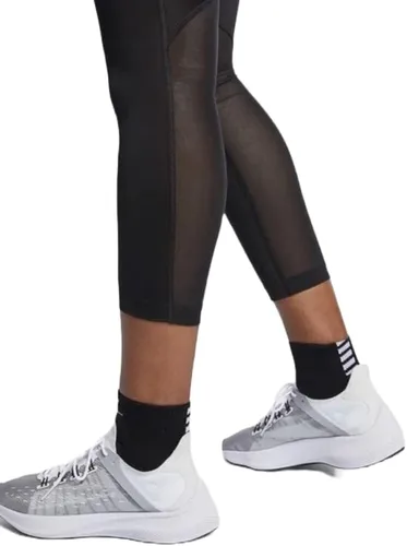 Vista 4 de Nike Fast - Leggings cortos de tiro medio para mujer, color negro