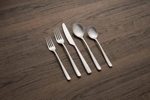 Vista 2 de CAMBRIDGE Silversmiths Rise - Colección de cubiertos de acero inoxidable, espejo, 20 piezas, servicio para 4