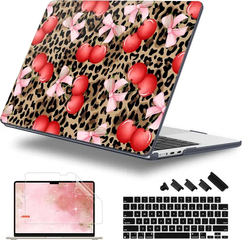 Vista 10 de Funda para MacBook Air de 15 Pulgadas 2025 2024 2023 Versión M4 A3241 M3 A3114 M2 A2941, Carcasa Rígida con Protector de Pantalla y Cubierta