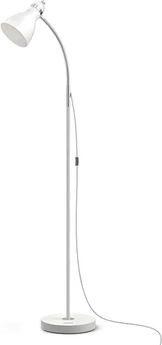 Vista 10 de LEPOWER Lámpara de pie, lámpara de pie de metal con cuello de cisne ajustable para dormitorio Easy to Assemble, E26 Base, Sturdy Metal Base