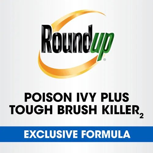 Vista 5 de Roundup Poison Ivy Plus Tough Brush Killer₂ con varita cómoda, resultados visibles en horas, 1 galón (paquete de 2)