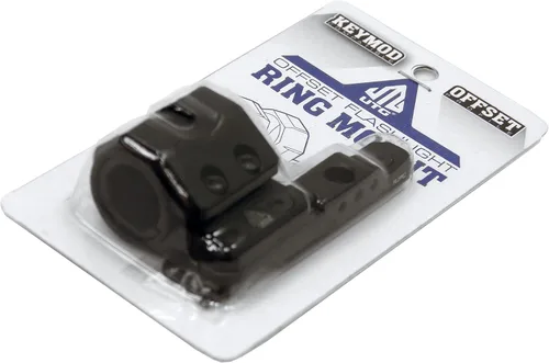 Vista 8 de Leapers RG-FL27KC Inc., UTG Offset - Soporte de anillo para linterna, Keymod, negro mate