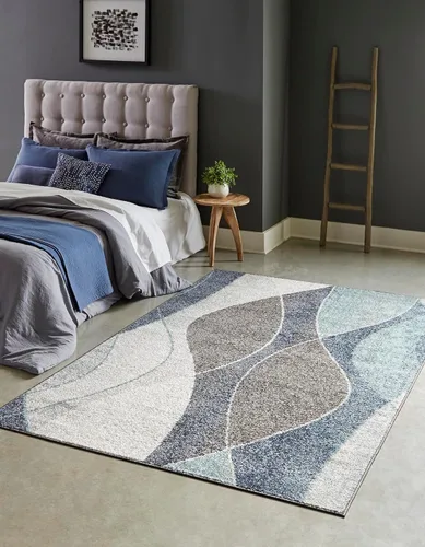 Vista 15 de Unique Loom Colección Otoño Alfombra de Área - Plantation (5' 3" Redonda, Multicolor/Beige)