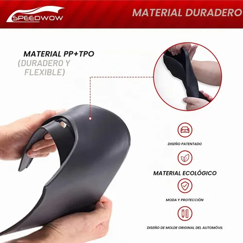 Vista 4 de SPEEDWOW Guardabarros Protectores contra Salpicaduras Compatible con Toyota RAV4 2006-2012 (con Ensanchadores de Guardabarros), Delanteros