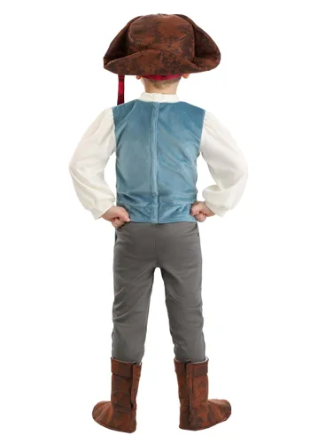 Vista 2 de Disfraz Enterizo de Jack Sparrow para Niños Pequeños de Disney Multicolor
