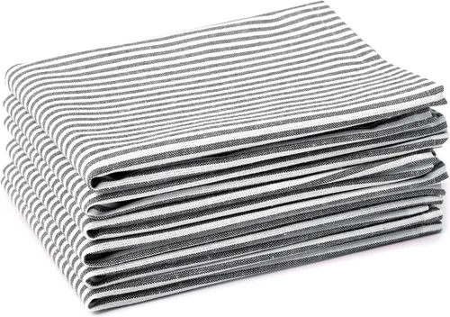 Vista 22 de Encasa XO Juego de 12 servilletas de tela de cóctel Servilletas de mesa de algodón puro Tamaño (9 x 9 pulgadas) Coral Solid Lavable a máquina