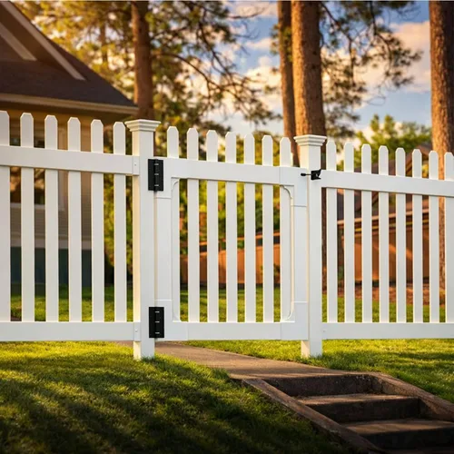 Vista 7 de Zippity Outdoor - Componentes totalmente americanos 1 panel + 1 poste, ZP19041, valla de vinilo sin excavación, fácil de instalar